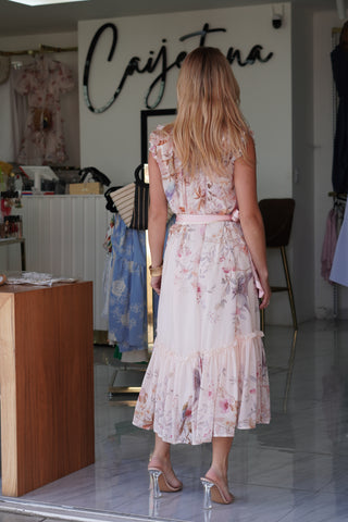 Vestido Peonía Rosa