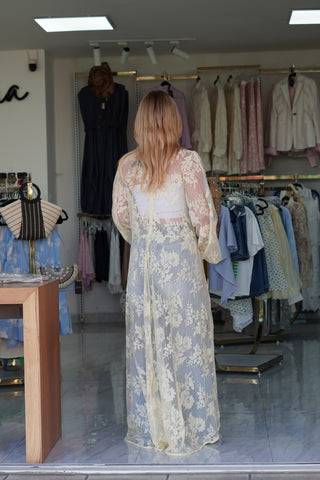 Blusa Encaje Marfil