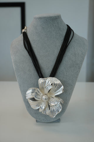 Collar Flor Perla
