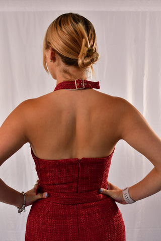 Vestido Carmesí